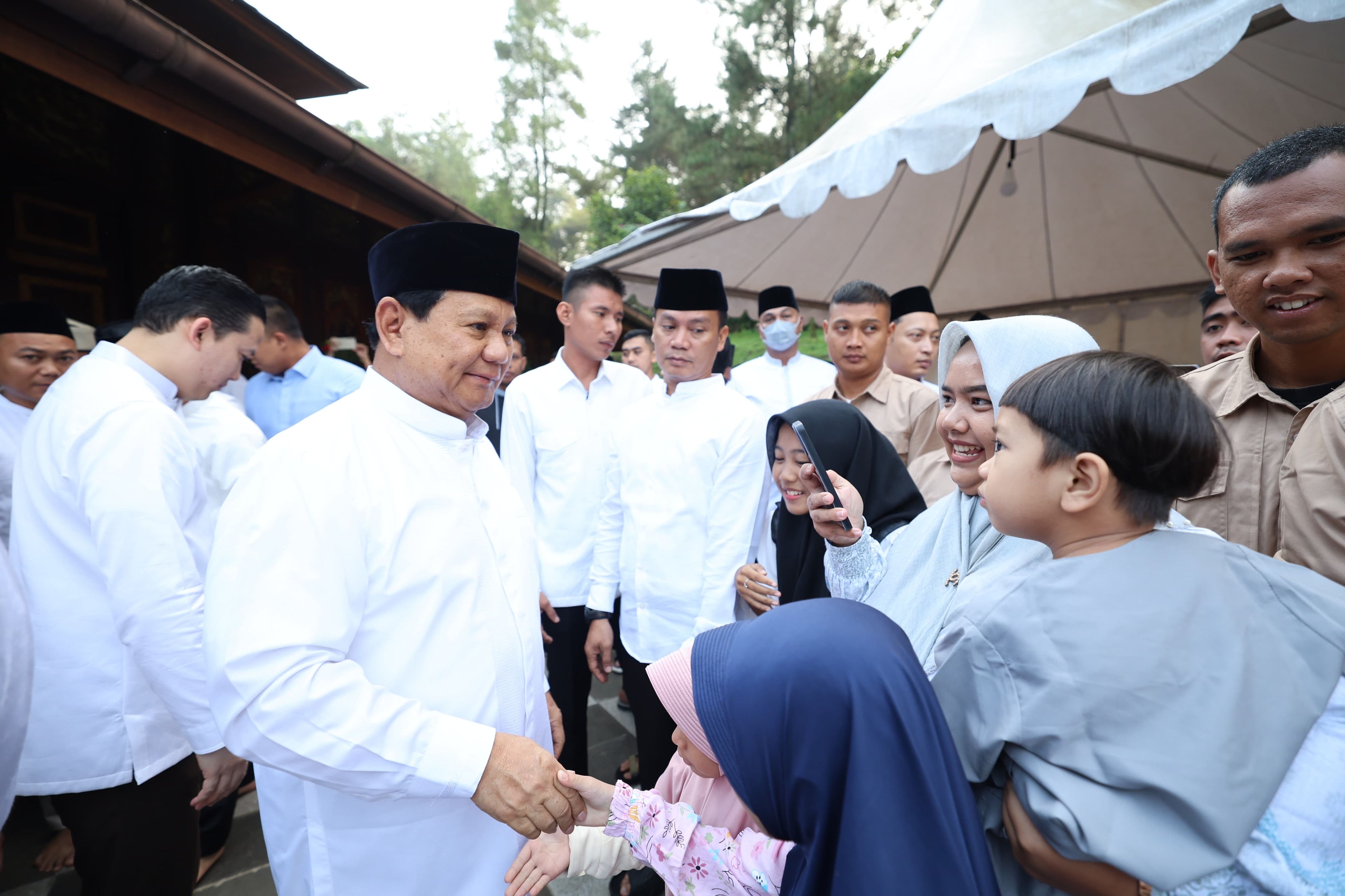 Salat Idul Adha di Hambalang, Prabowo Kurban 145 Ekor Sapi