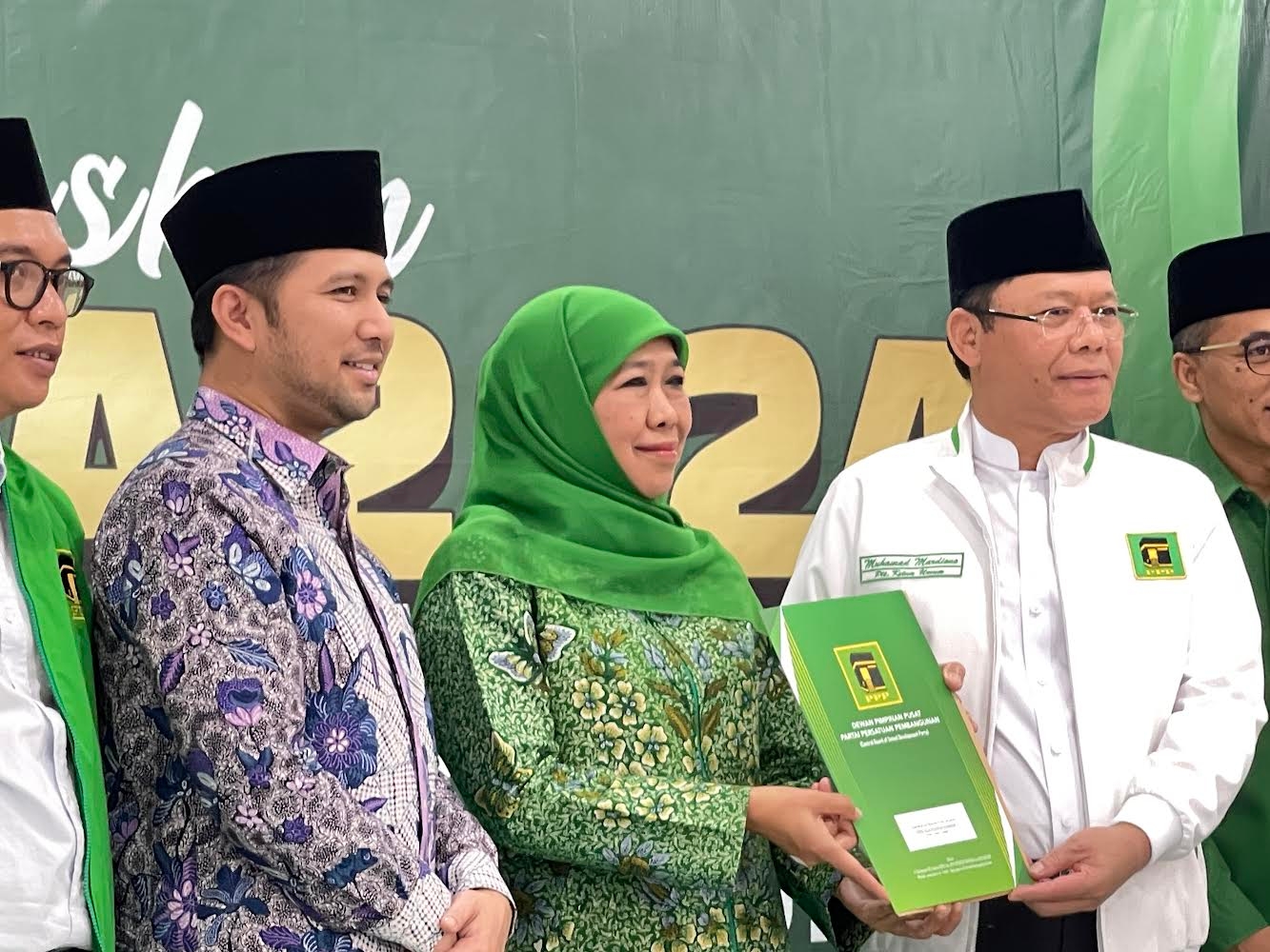 Khofifah-Emil Resmi Didukung PPP untuk Pilgub Jatim 2024