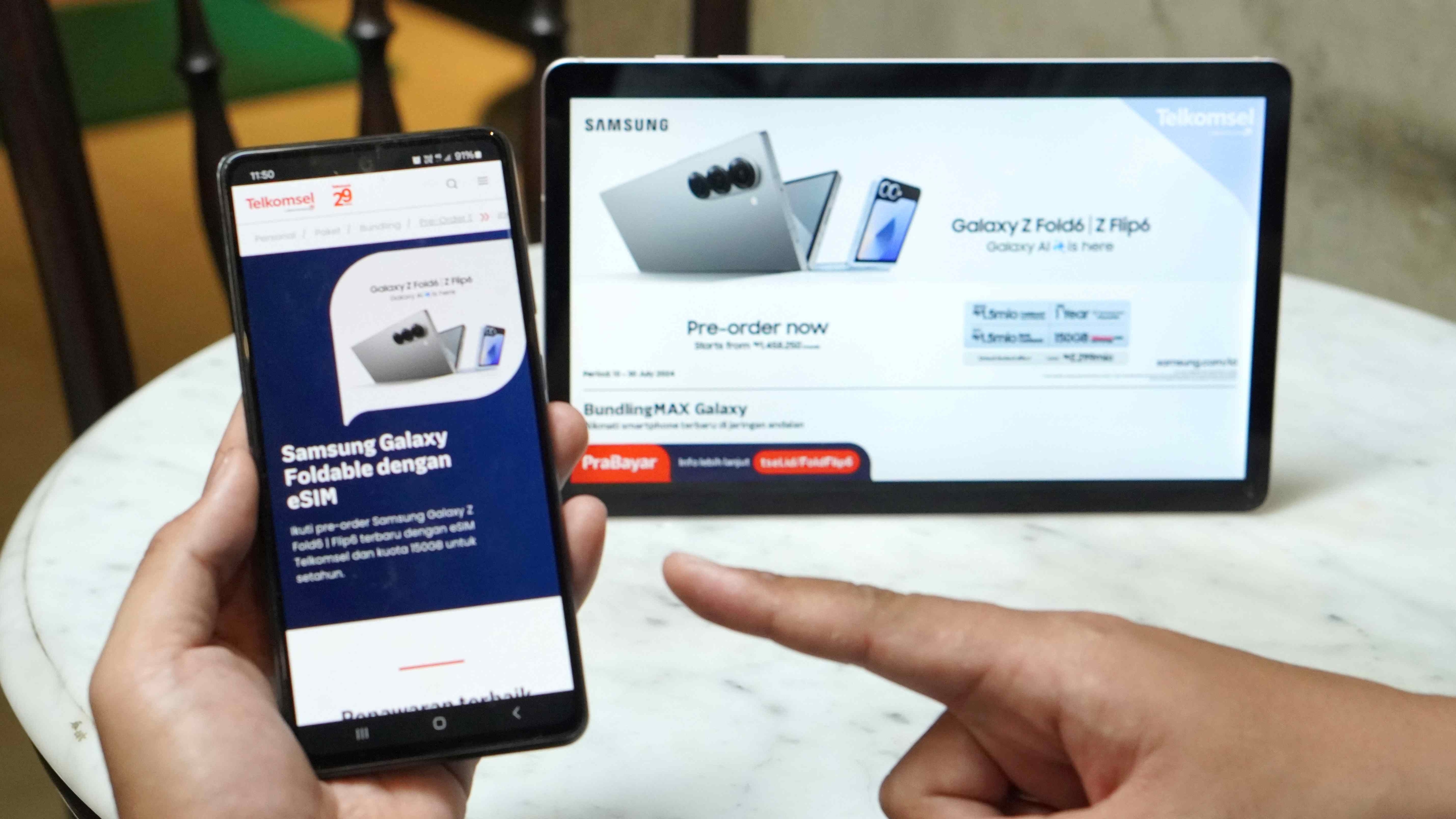 Telkomsel Hadirkan Pre-Order Paket BundlingMAX untuk Lineup Samsung Galaxy Z Foldable, Bonus eSIM dan Paket Data Hingga 150 GB