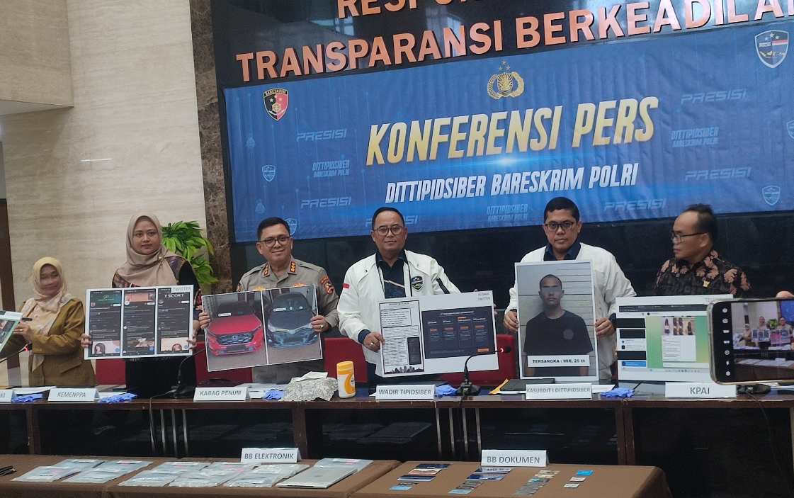 Polisi Ungkap Kasus Dugaan Eksploitasi Anak Secara Online, Empat Orang Ditetapkan Tersangka
