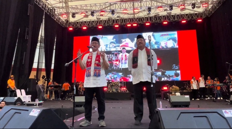 Pramono Anung Nyatakan Optimis Menang di Hadapan Ribuan Pendukung