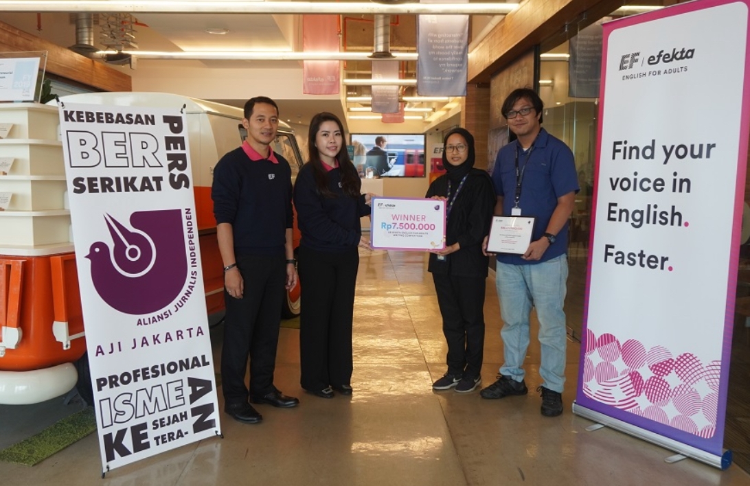 EF Efekta dan AJI Jakarta Selenggarakan Program Beasiswa Bahasa Inggris untuk Jurnalis Indonesia