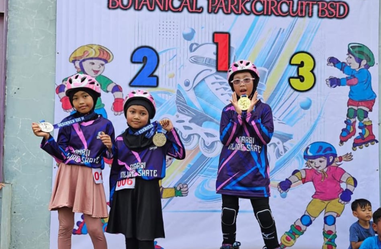 Tim Sepatu Roda SDIT Darul Abidin Depok Raih Prestasi Gemilang di Tangerang Open 2024