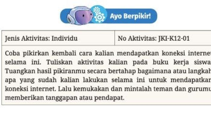 Kunci Jawaban Informatika Kelas 12 Halaman 89: Panduan Belajar Bab 4 Jaringan Komputer dan Internet