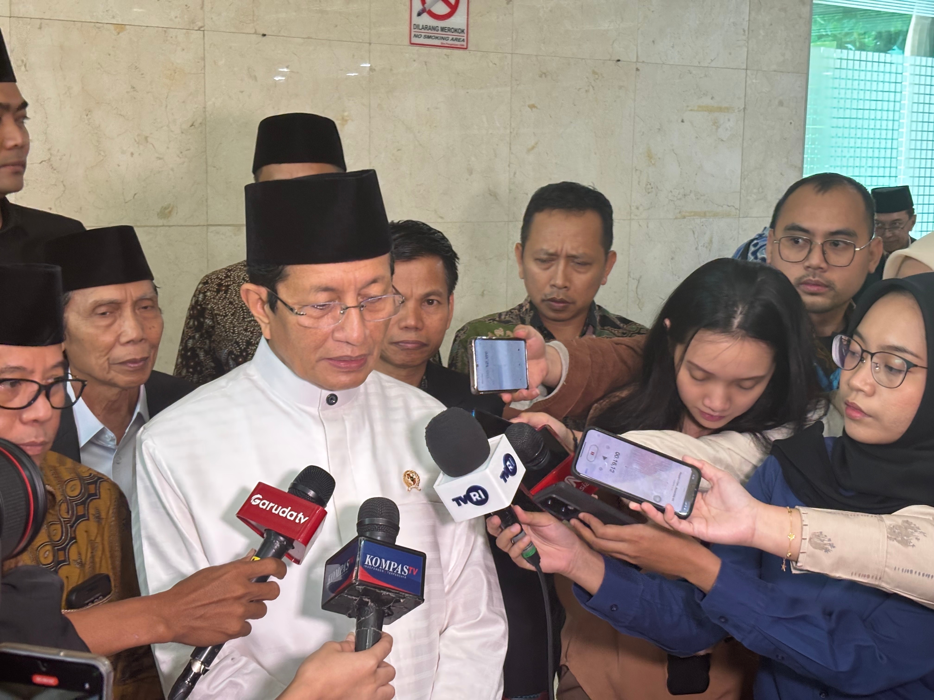 Dugaan Korupsi Haji 2025 Dilaporkan ke KPK, Nasaruddin Umar: Enggak Ada Masalah
