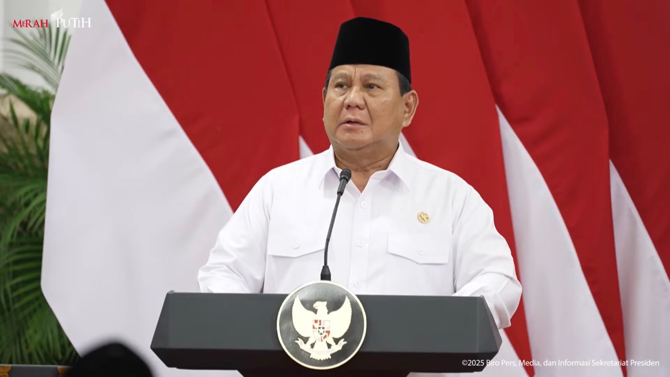 Sambut Idulfitri, Prabowo Ajak Masyarakat Perkokoh Persatuan Bangsa