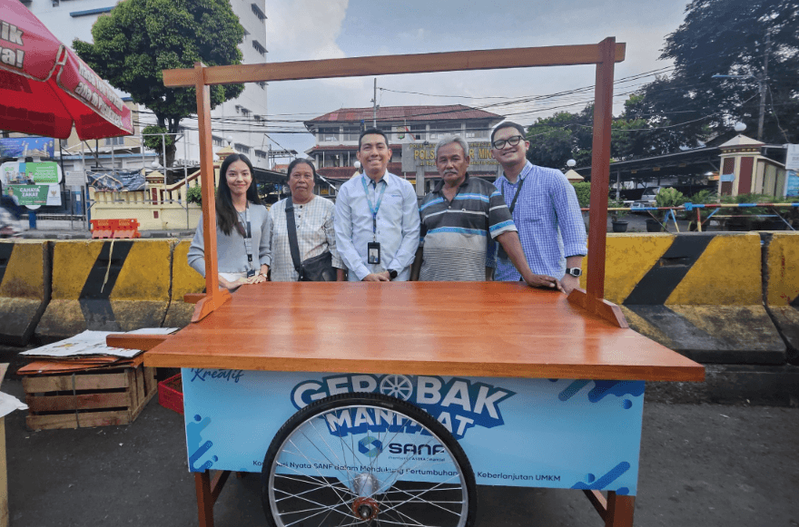 Dukung UMKM dan Pemberdayaan Ekonomi Masyarakat, SANF Hadirkan 'Gerobak Manfaat'