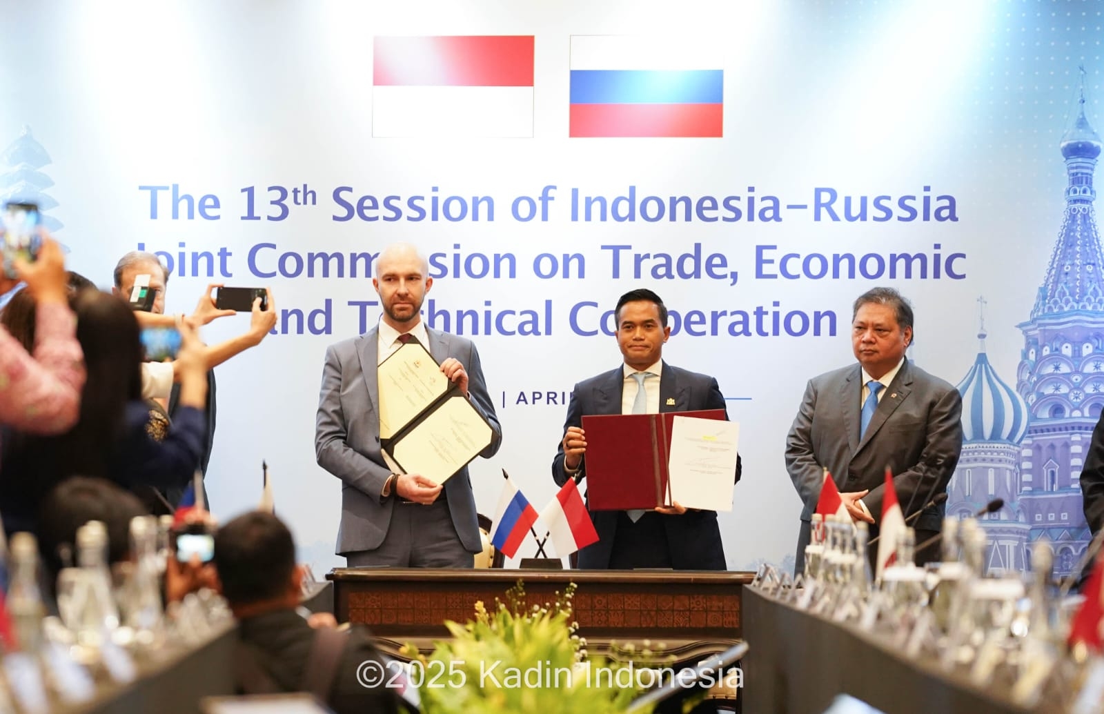 Kadin Teken MoU dengan Rusia, Buka Peluang Dagang dan Investasi Baru Lewat Jalur Timur Jauh