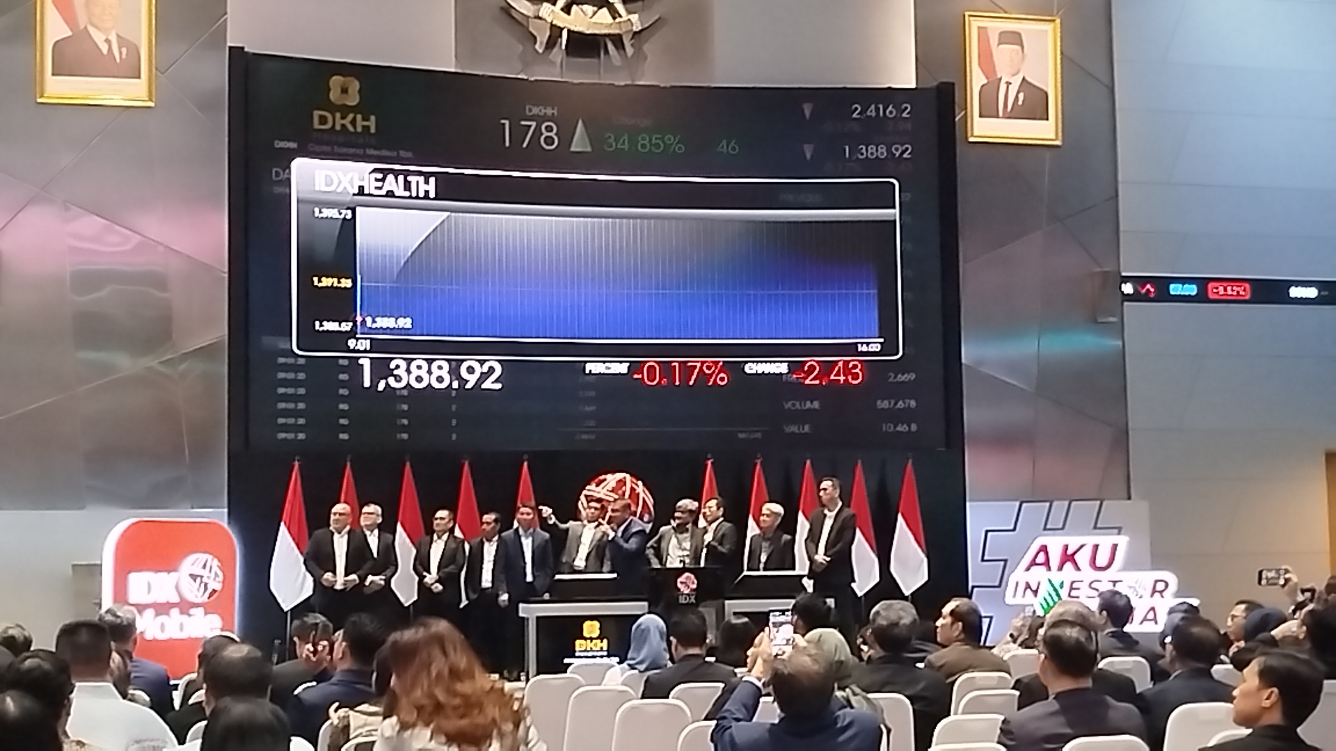 IHSG Dibuka Menguat, Saham Pendatang Baru DKHH Langsung Tembus ARA