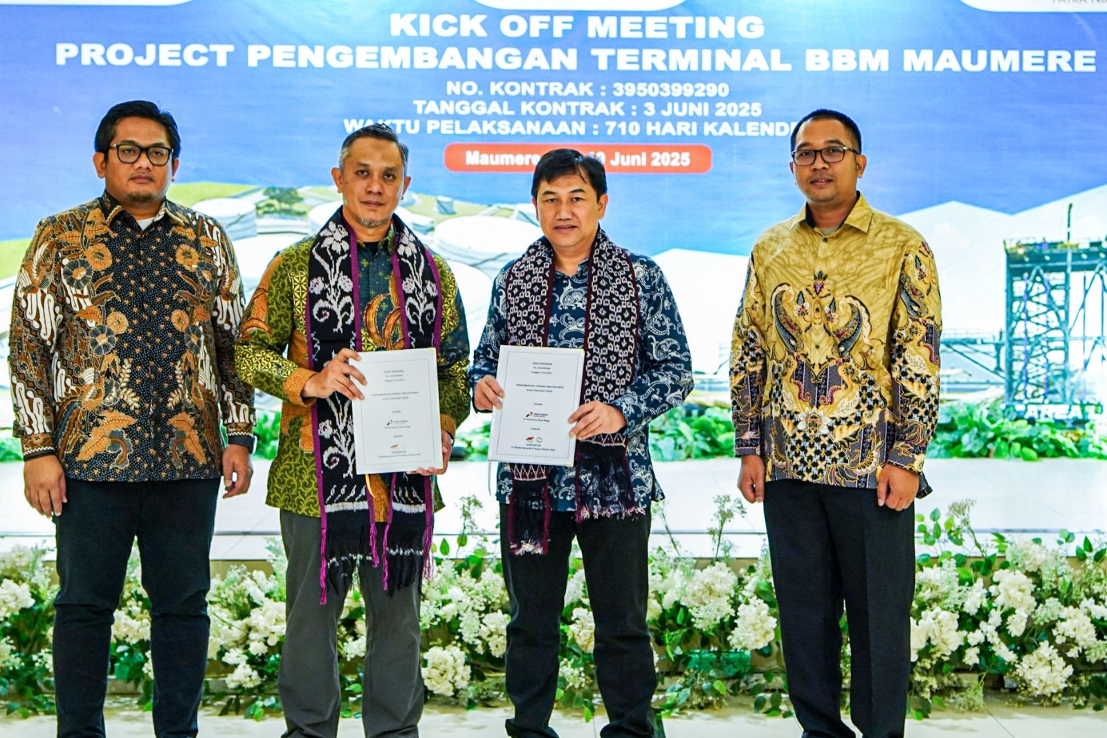 Pertamina Patra Niaga Mulai Pembangunan Terminal BBM di Maumere
