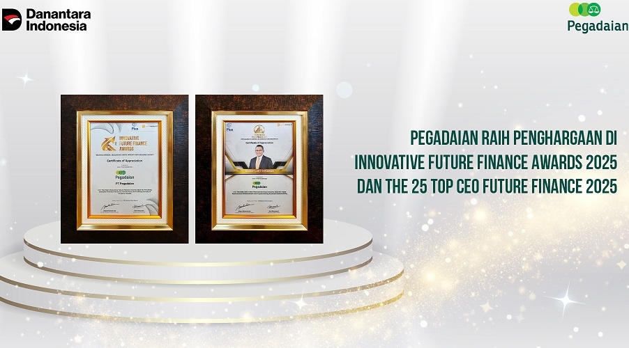 Pegadaian Sukses Raih Innovative Future Finance Awards hingga Top 25 CEO Future Finance 2025