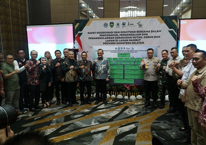 Pemprov Sumsel Kerahkan Segala Daya Tangani Karhutla