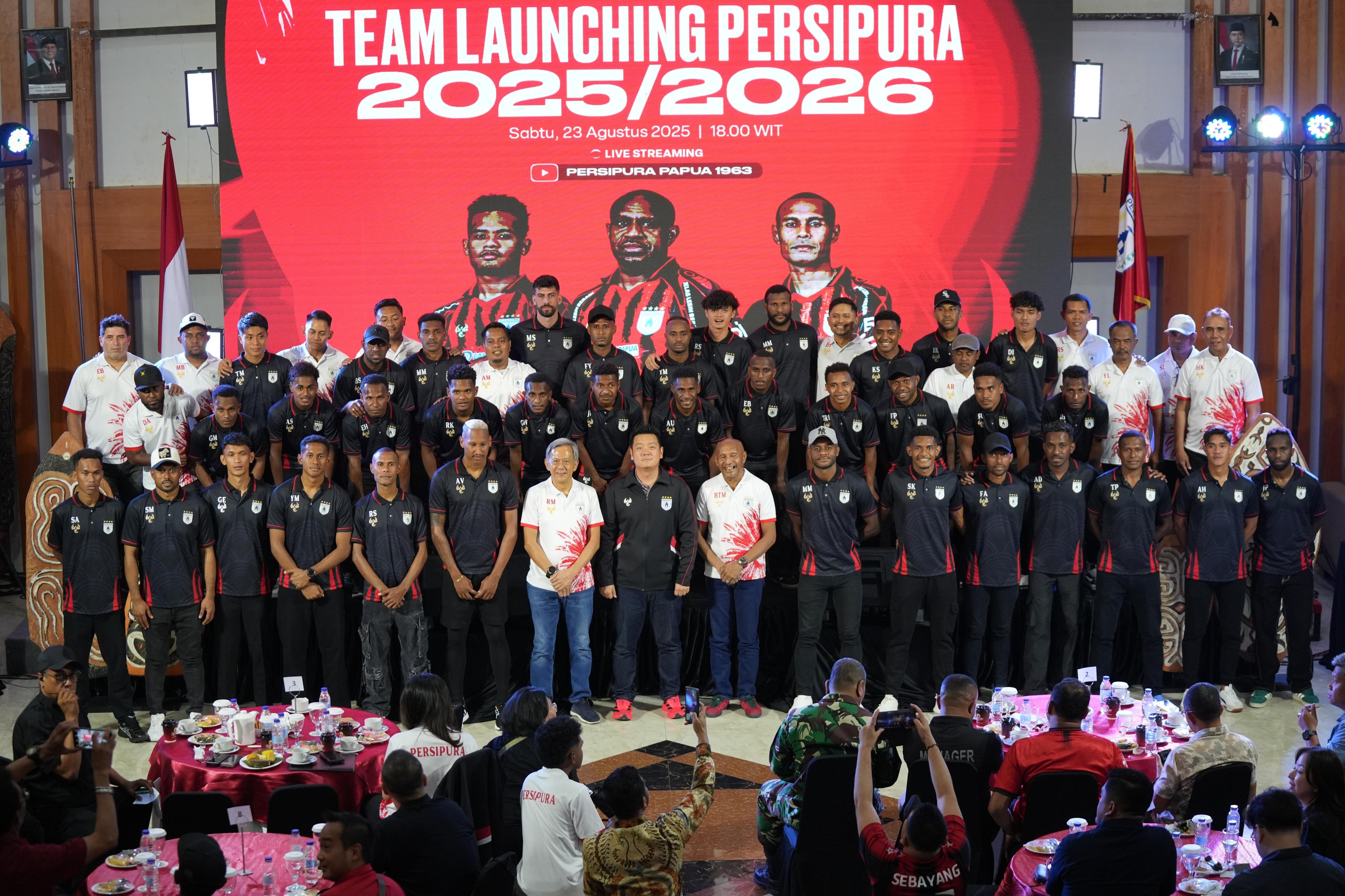 Persipura Jayapura Resmi Perkenalkan Skuad Championship 2025-2026