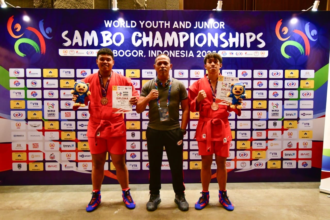Indonesia Akhiri Kejuaraan Dunia Sambo Remaja dan Junior 2025 dengan Empat Medali