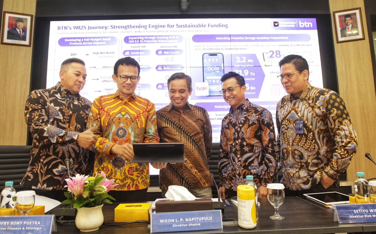 Tumbuh Double Digit, Laba Bersih BTN Tembus Rp2,3 Triliun di Kuartal III-2025