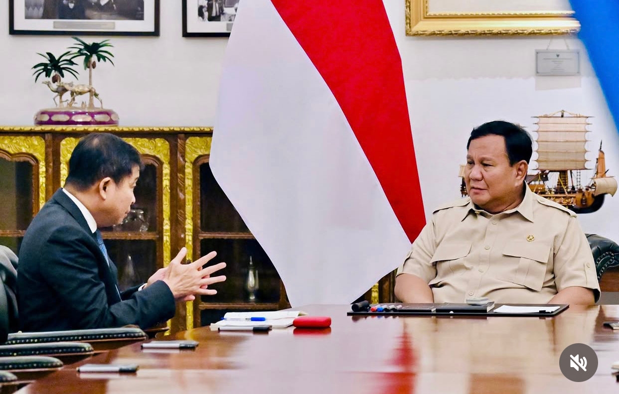 Tukar Pandangan dengan Ignasius Jonan, Prabowo: Beliau Adalah Tokoh Bangsa