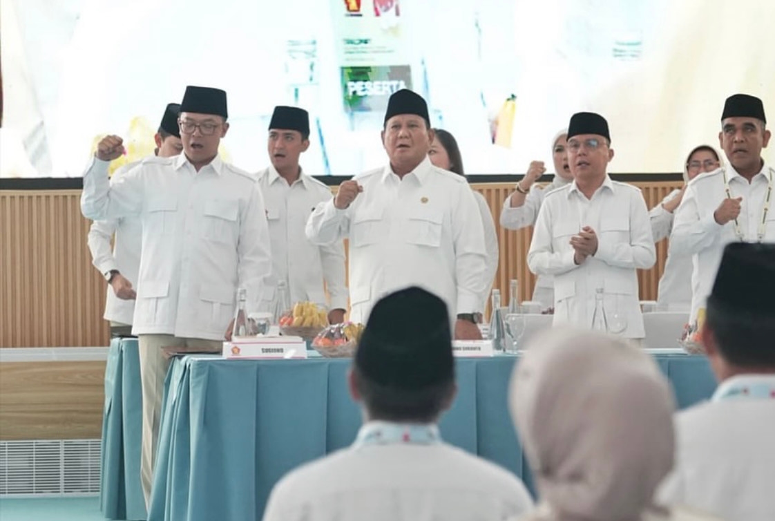 Pesan Prabowo ke Pejabat Eksekutif dan Legislatif Gerindra: Kompak dan Terus Berdampak untuk Rakyat