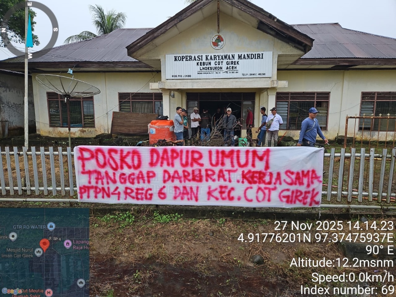 Krisis Pangan Makin Mengkhawatirkan, PTPN IV Dirikan Dapur Umum di Aceh Utara