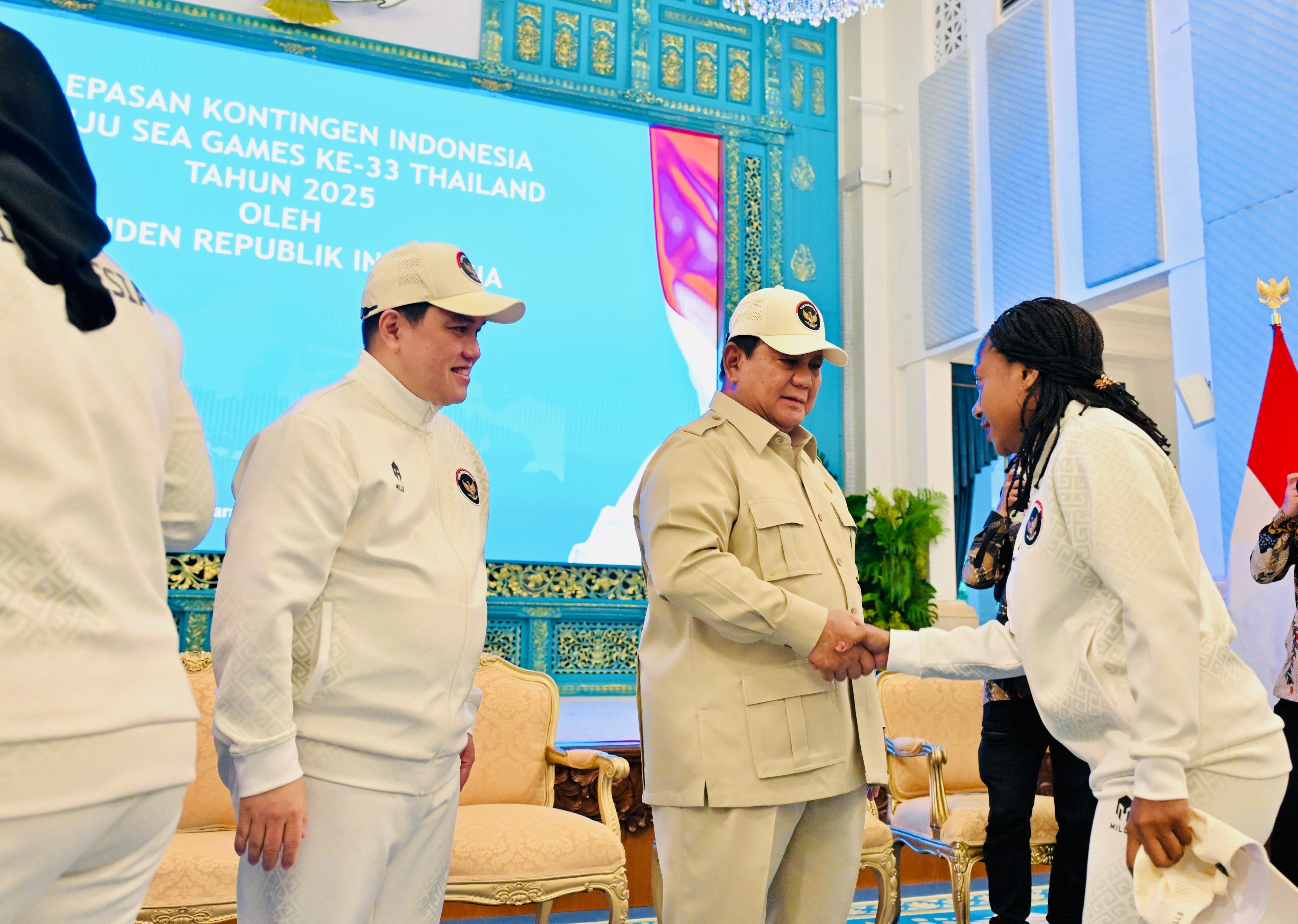 Di Tengah Duka Sumatera, Prabowo Teguhkan Semangat Atlet Menuju SEA Games 33