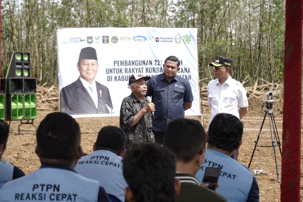 Pemerintah Kebut Pembangunian Hunian Tetap Korban Banjir Bandang di Tapanuli Selatan