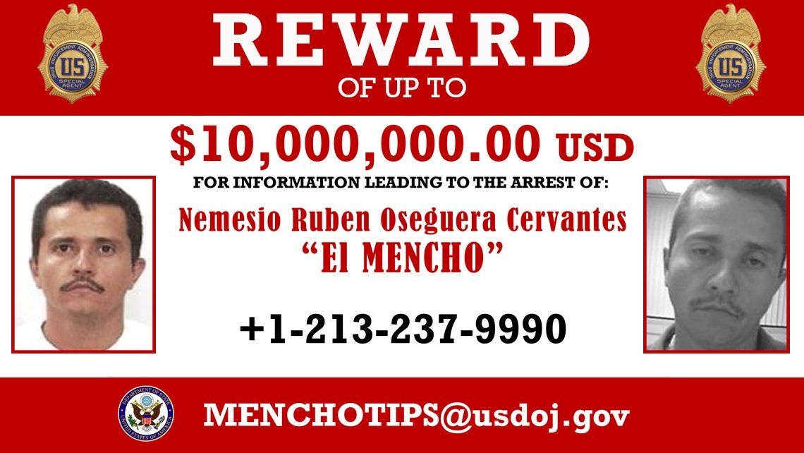 AS Mengakui Ikut Terlibat dalam Operasi Militer Meksiko yang Menewaskan Bos Kartel El Mencho