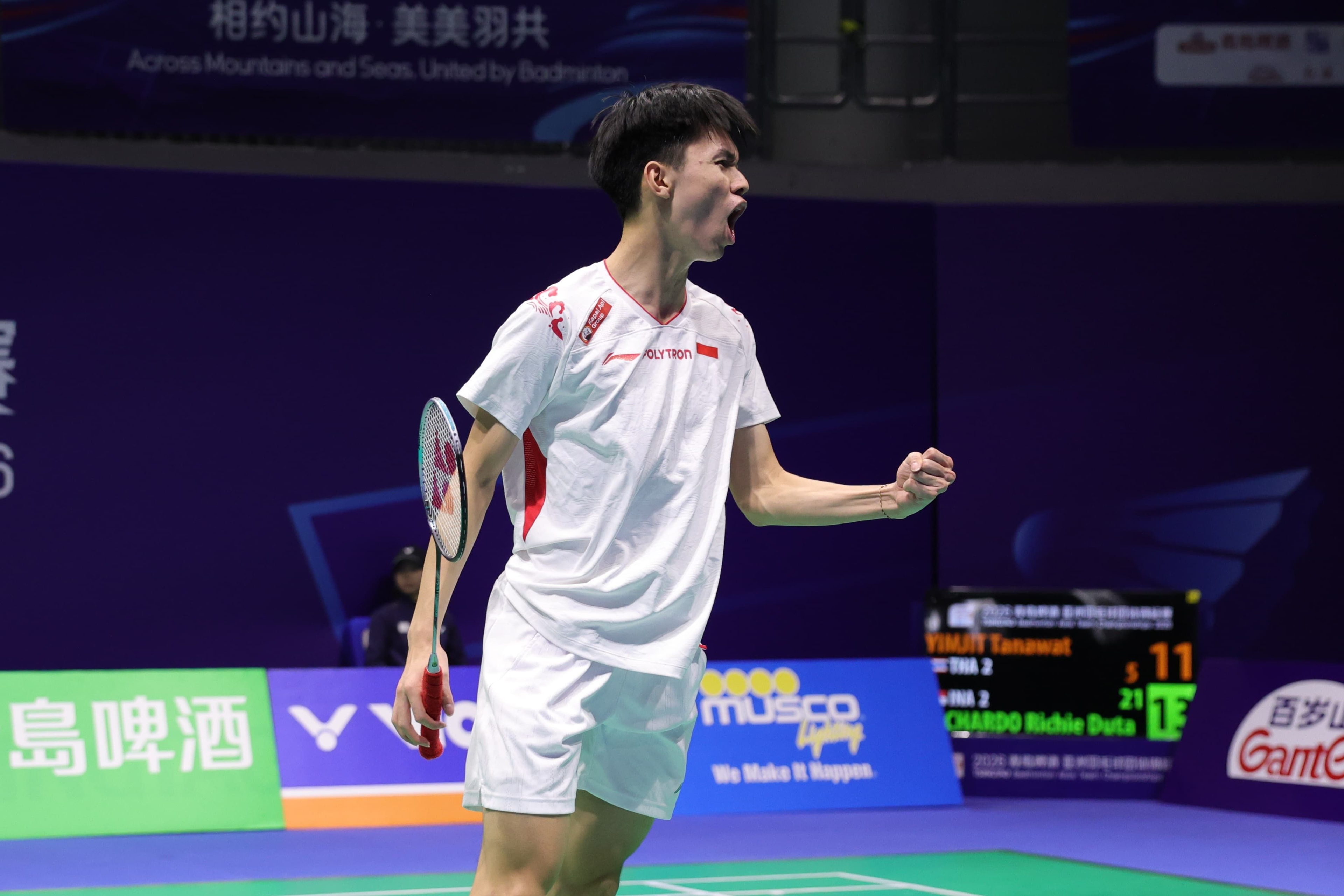 Kejuaraan Bulutangkis Beregu Asia: Richie Duta Kunci Semifinal untuk Indonesia, Ganda Tanpa Poin
