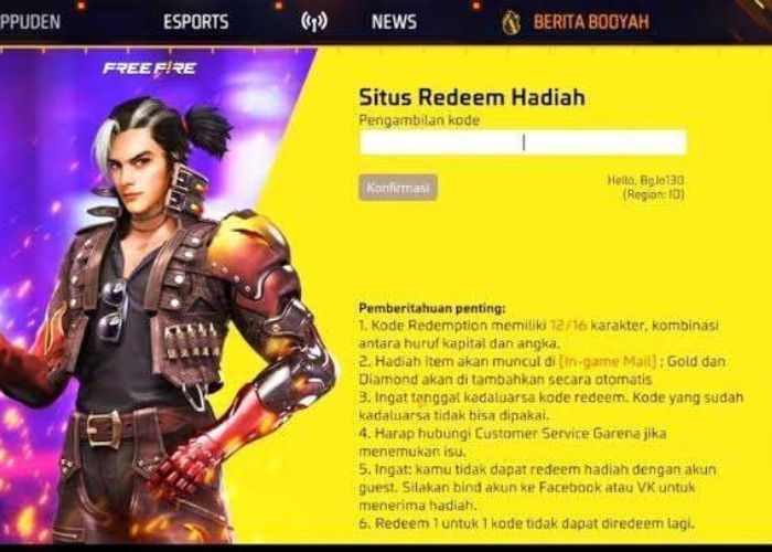 Kode Redeem FF Terbaru Spesial Bulan Ramadan, Cek Sekarang Juga!