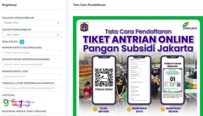 Cara Daftar Antrean Sembako KJP Pasar Jaya 2026 Online via HP, Mudah dan Resmi!