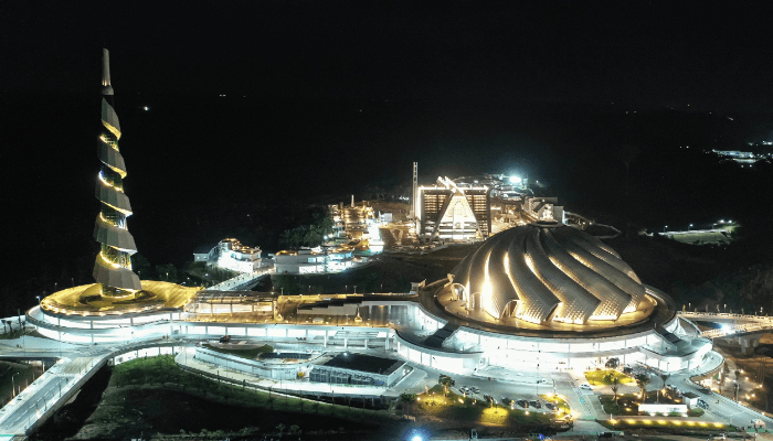 Potret Masjid Negara IKN Gelar Salat Tarawih Pertama Kali pada Ramadan 1447 H