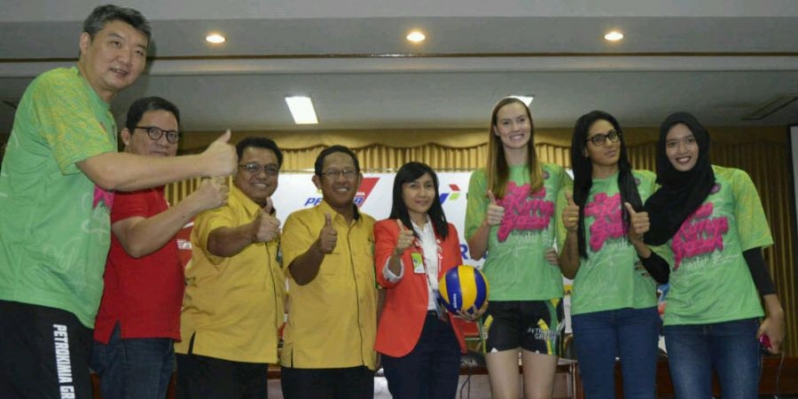 Tim Voli Putri Gresik Petrokimia Targetkan Juara di Proliga 2017