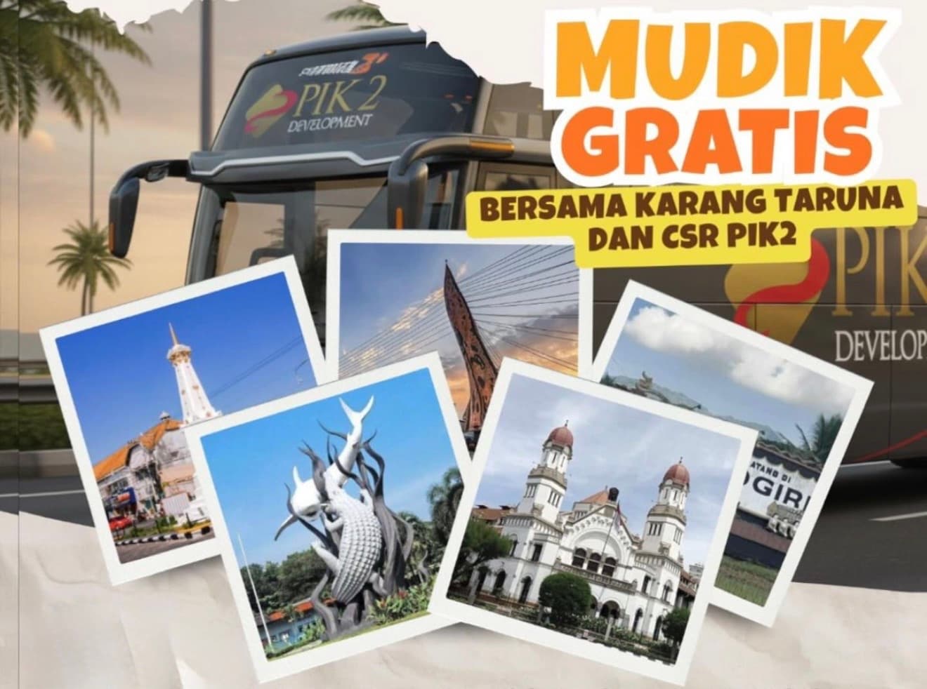 PIK 2 dan Karang Taruna Teluknaga Gelar Mudik Gratis ke 5 Kota, Berangkat 15 Maret 2026