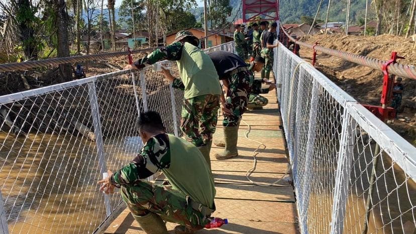 Satgas PRR Kebut Pembangunan Jembatan Perintis Pulihkan Konektivitas di Sumatera