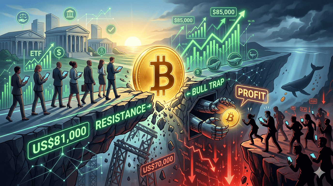Bitcoin Tembus US$81.000, Lanjut Naik atau Bull Trap? Ini Sinyal yang Sedang Dibaca Investor Besar