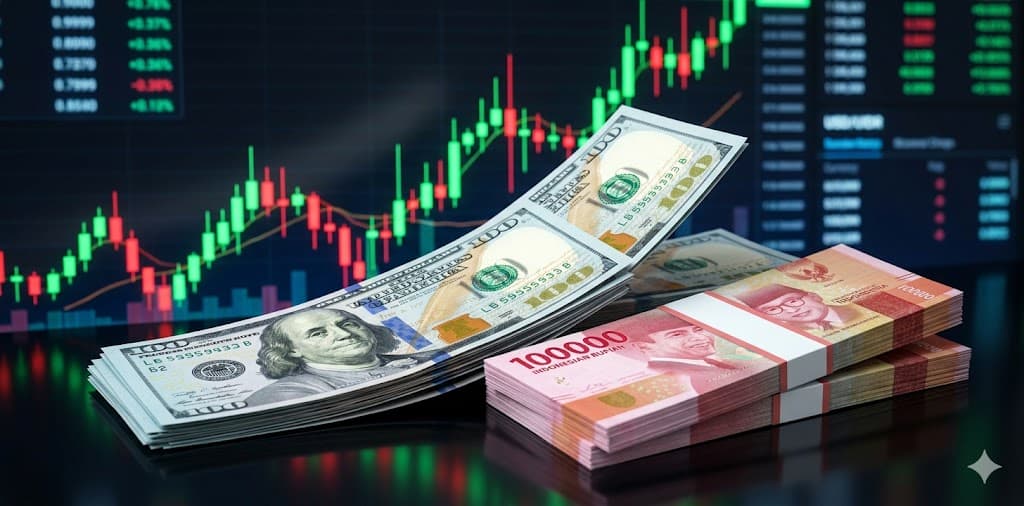 Rupiah Ambles Rekor Sejarah! Dolar AS Tembus Rp17.700 Hari Ini 19 Mei 2026