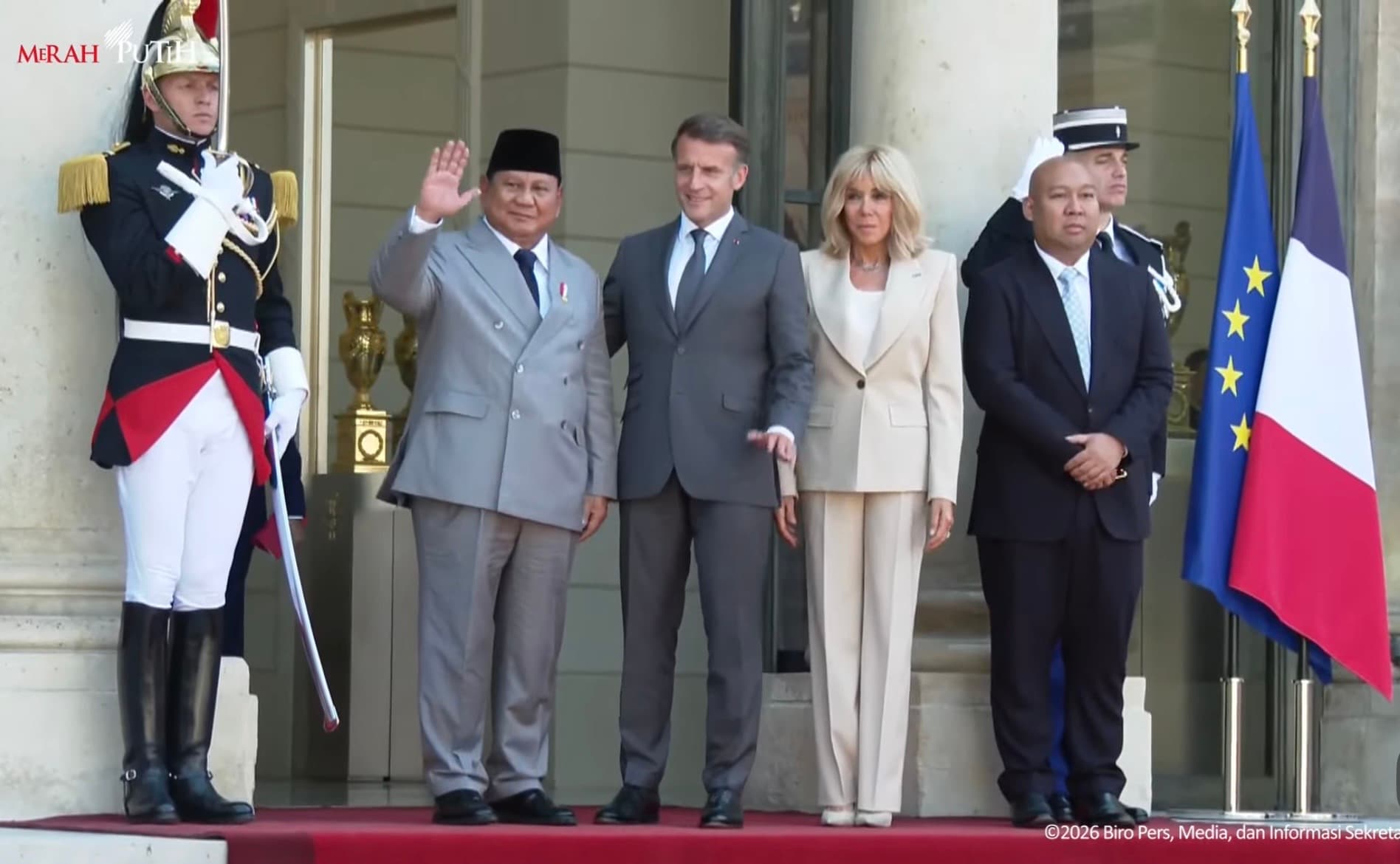 Prabowo dan Presiden Prancis Sepakat Dukung Solusi Dua Negara untuk Palestina