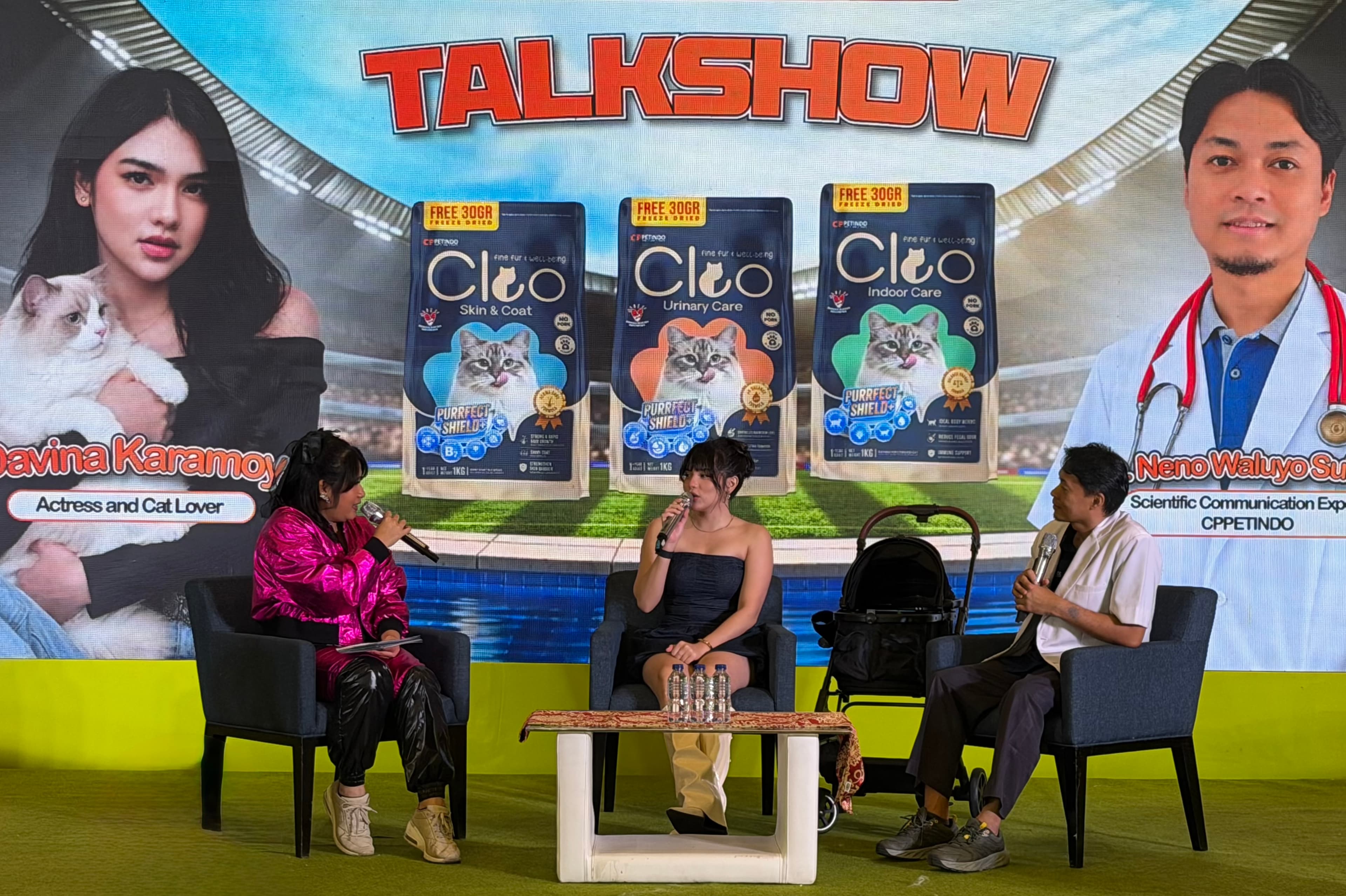 Cleo Bersama Davina Karamoy Edukasi Pentingnya Nutrisi Kucing