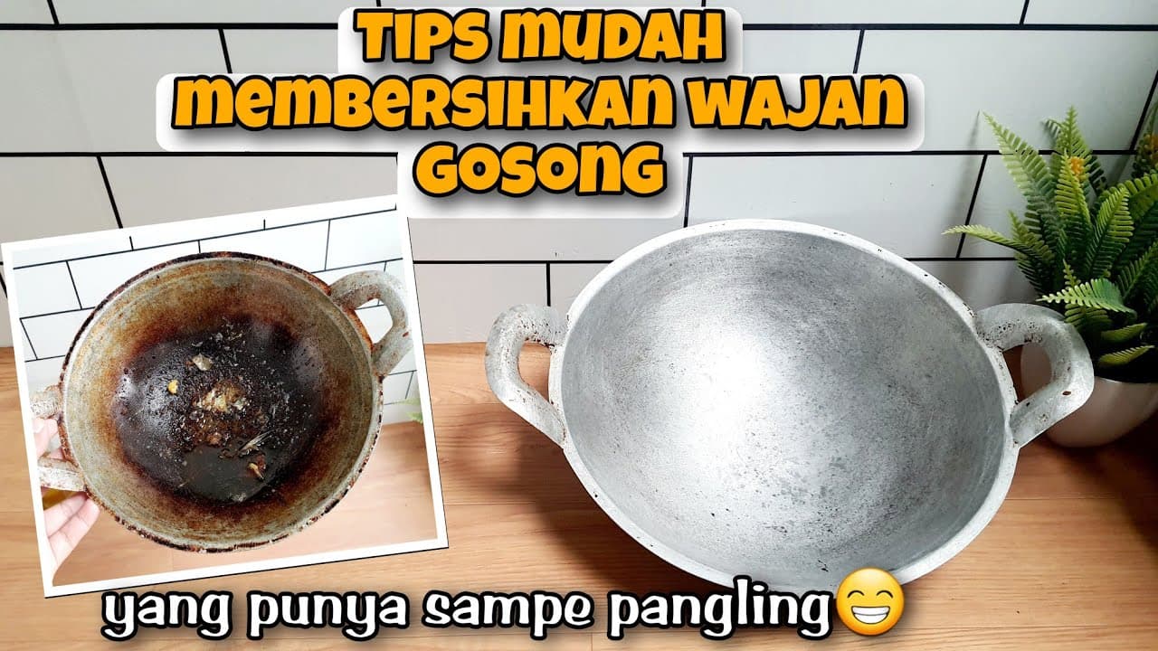 Modal Rp3 Ribu, Youtuber Ini Tunjukkan dalam Hitungan Menit Wajan Gosong ini Langsung Kinclong