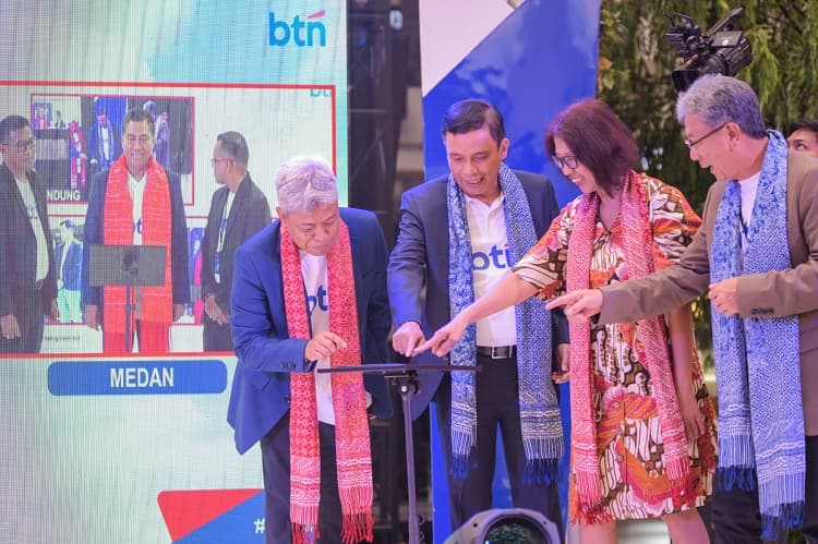 Tingkatkan Realisasi KPR Non Subsidi, BTN Resmikan Sales Center Baru di Tiga Kota Besar