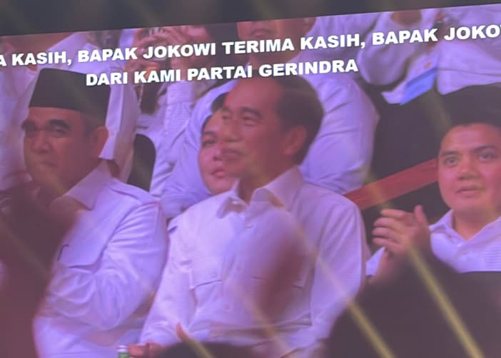 Prabowo Serukan 'Hidup Jokowi' di Peringatan HUT Partai Gerindra