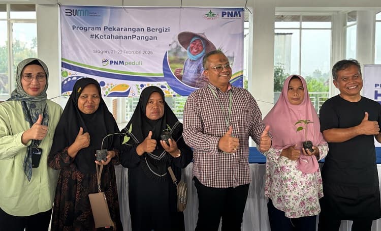 Dukung Program Ketahanan Pangan, PNM Luncurkan Rumah Pangan di Sragen, Nasabah Dilatih Intensif Merawat Bibit Produktif