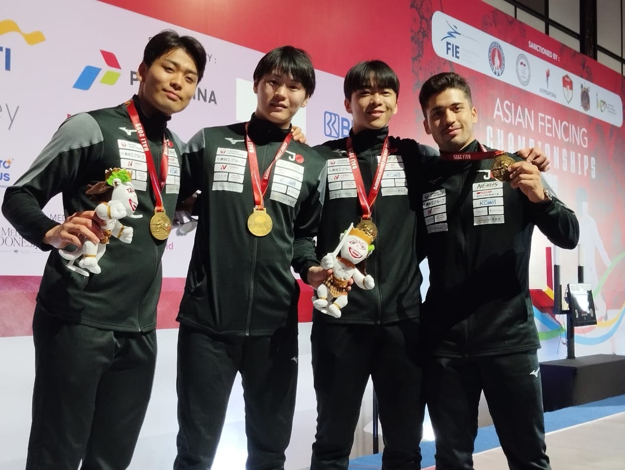 Jepang Rebut Emas Ketiga Kejuaraan Anggar Asia 2025 Lewat Nomor Sabel Beregu Putra