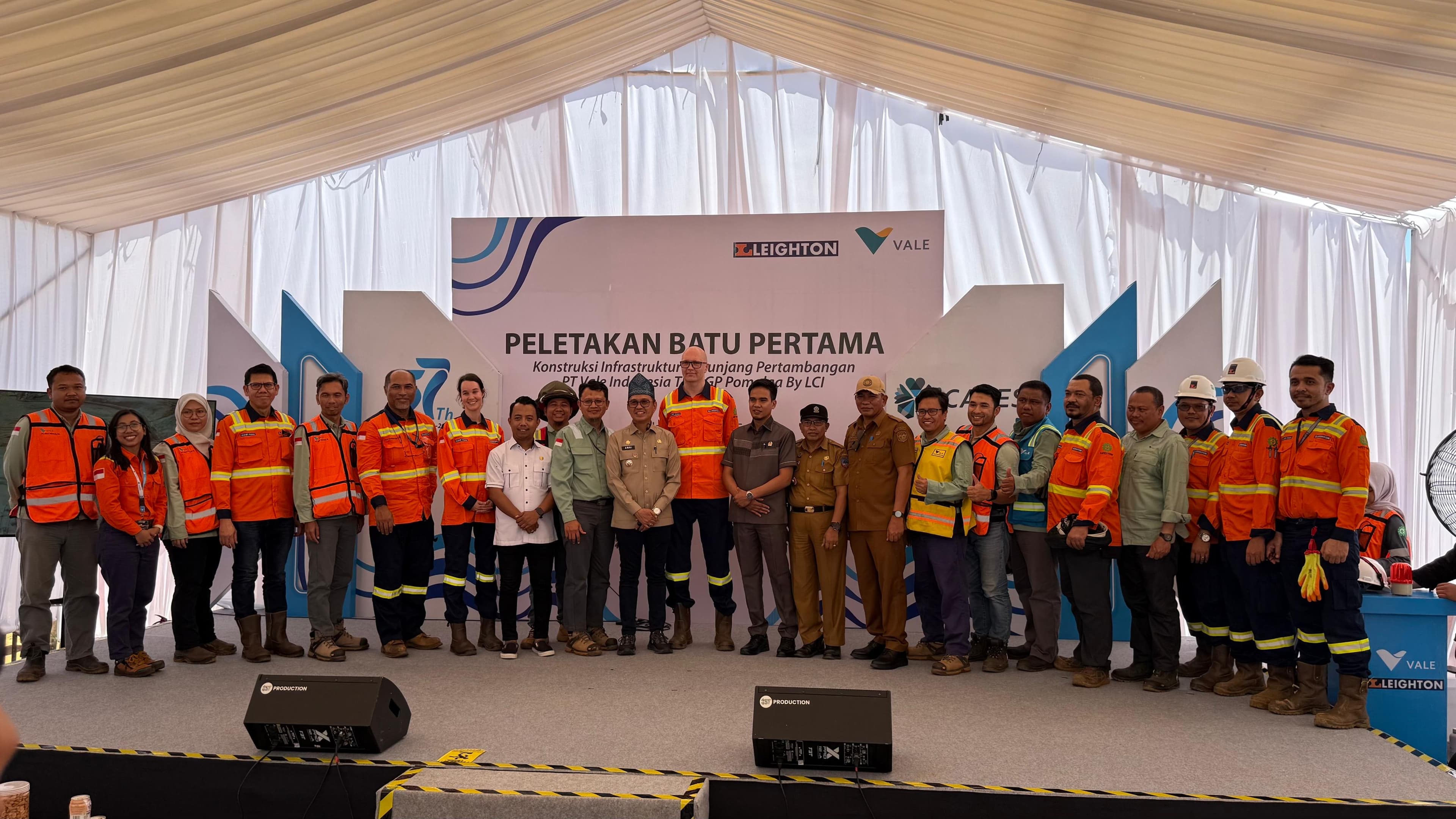 PT Vale Bangun Infrastruktur Proyek Nikel IGP Pomalaa di Sultra