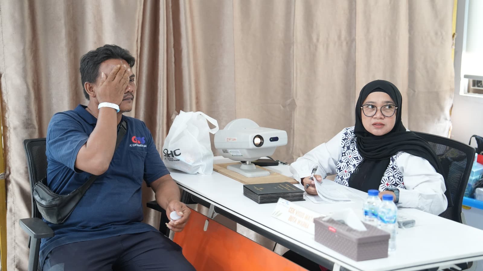 Lindungi Garda Terdepan Operasional Logistik, Pelindo Solusi Logistik Adakan Pemeriksaan Kesehatan Gratis kepada TKBM