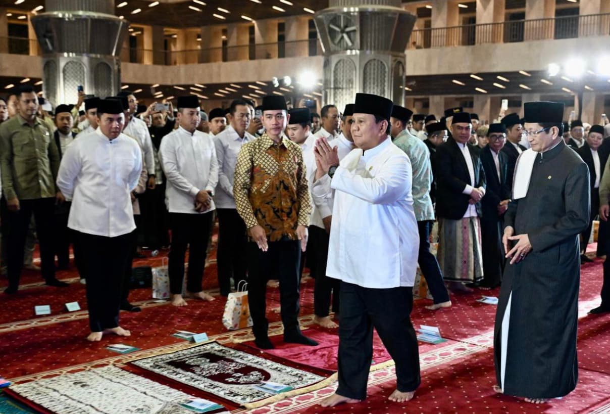 Presiden Prabowo Hadiri Maulid Nabi dan Istighosah Kebangsaan di Masjid Istiqlal