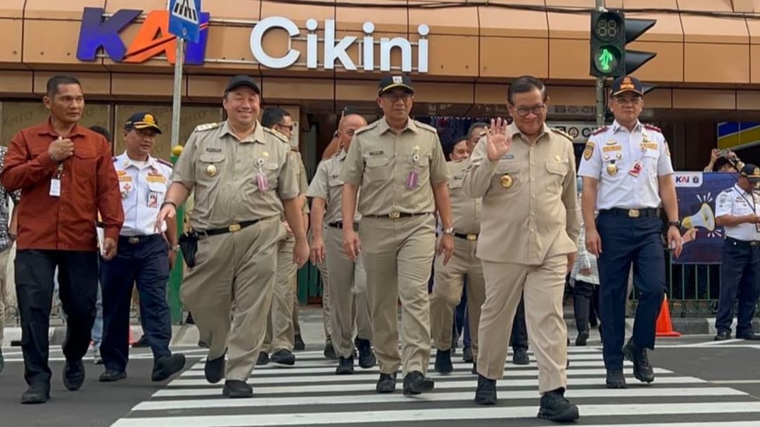 Pemprov Jakarta Uji Coba Pelican Crossing di Stasiun Cikini, Pramono: Warga Tak Perlu Lagi Mutar Jauh