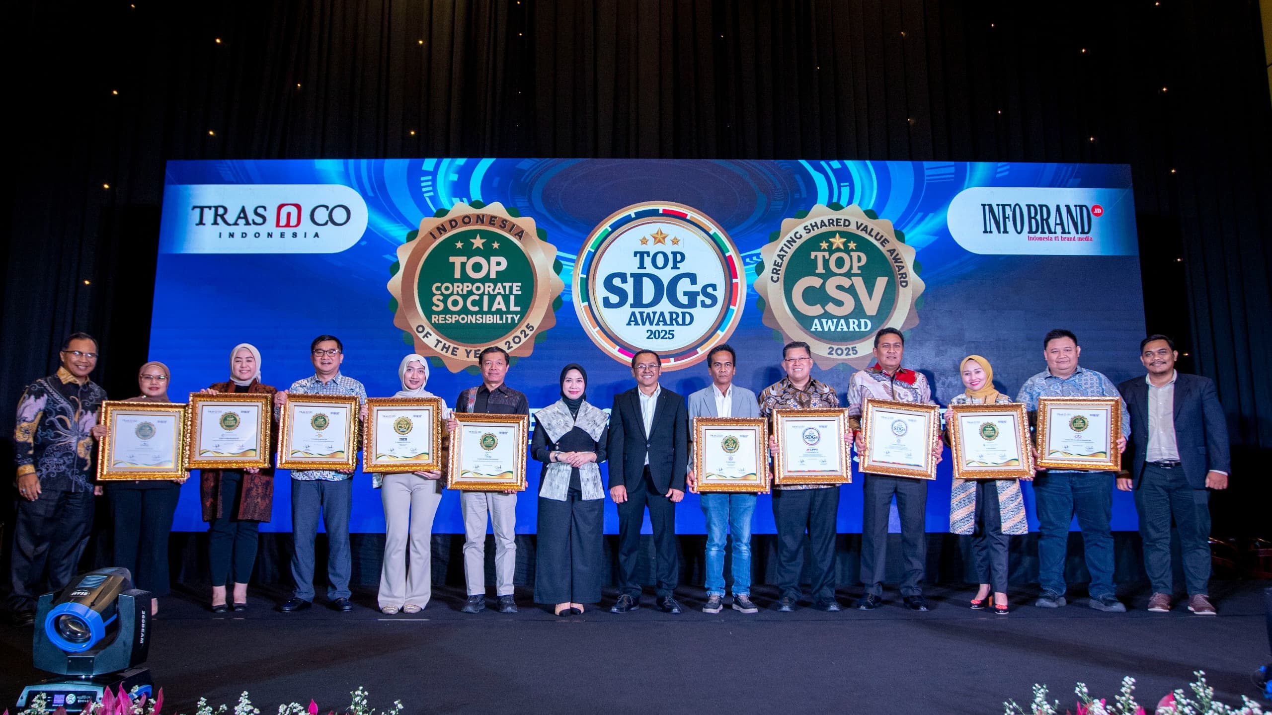 Infobrand.id Kukuhkan Pemenang Top CSR of The Year 2025, Top CSV Award 2025 dan Top SDGs Award 2025