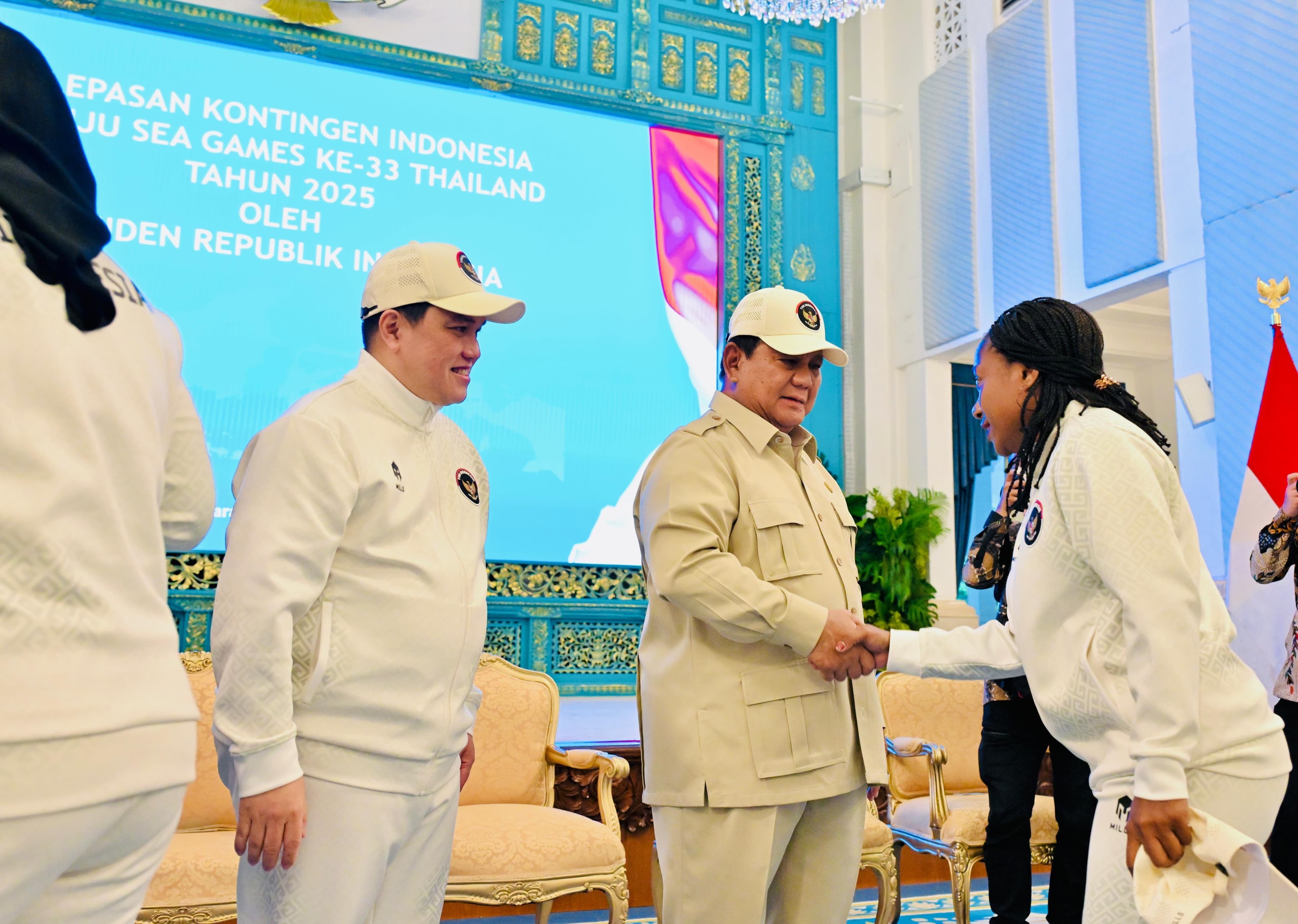 Di Tengah Duka Sumatera, Prabowo Teguhkan Semangat Atlet Menuju SEA Games 33