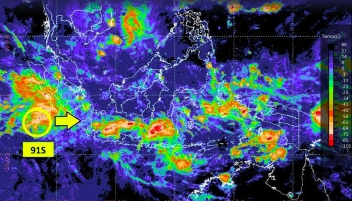 Apa Itu Bibit Siklon Tropis 91S? Ini Penjelasan BMKG dan Dampaknya bagi Indonesia