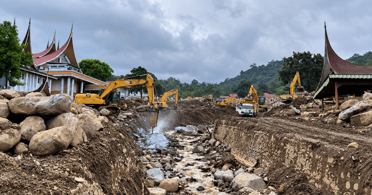 Banjir Bandang Solok, Kementerian PU Pasang EWS di 3 Titik dan Siapkan Sabo Dam