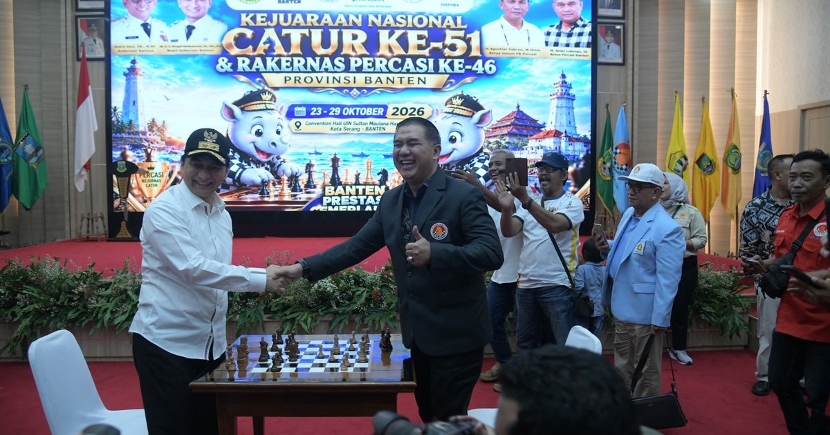 Diikuti Seribu Pecatur, Kejurnas Catur ke-51 Digelar di Banten
